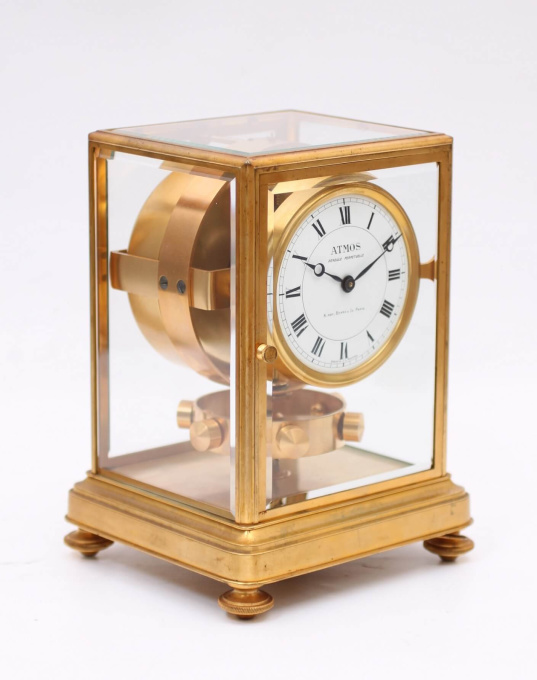 A French gilt atmos timepiece, J.L. Reutter, circa 1930 by Jean-Louis Reutter
