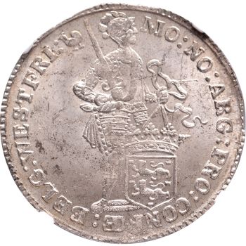 Silver ducat West-Friesland NGC MS64+ by Artiste Inconnu