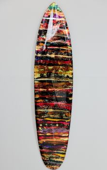 Abstract Surfboard by Ghost Art