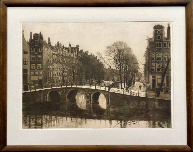 Leidsegracht Amsterdam by Willem Witsen