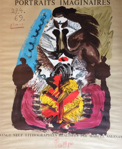 A rare handsigned lithographic Poster by Picasso by Pablo Picasso
