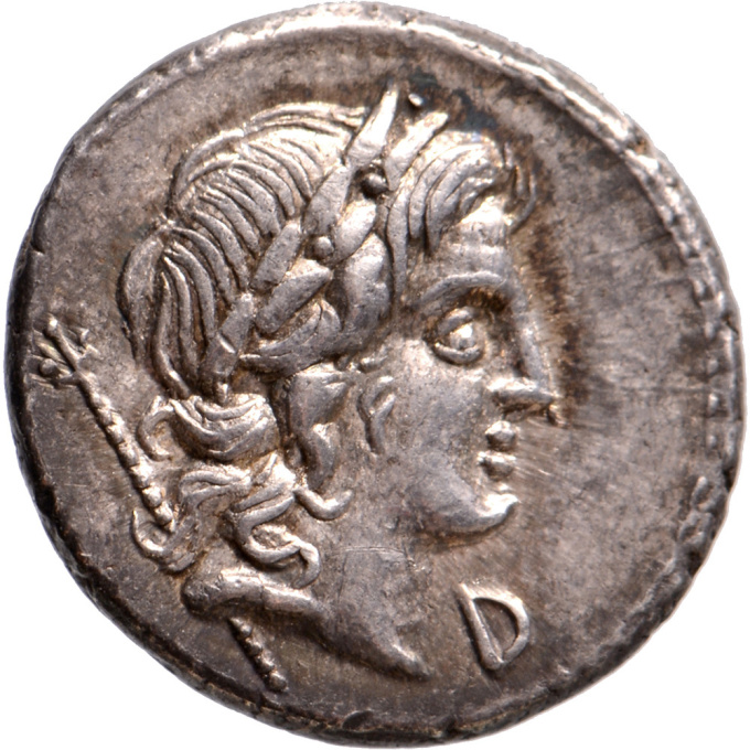 AR Denarius P. Crepusius 82 BC by Onbekende Kunstenaar