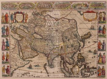 Asia - Jan Jansson, 1638-1642 by Johannes Janssonius
