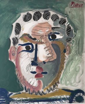 Portrait d’homme Bardu by Pablo Picasso