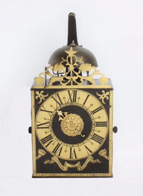 A fine French Morbier wall clock P.A. Brocard, circa 1730 by P.A. Brocard