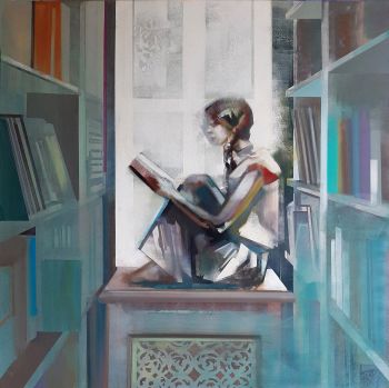 Girl Reading by Martin Koole