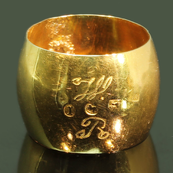 Rare antique wedding band from the Southern Netherlands - Zeeland by Artista Desconocido