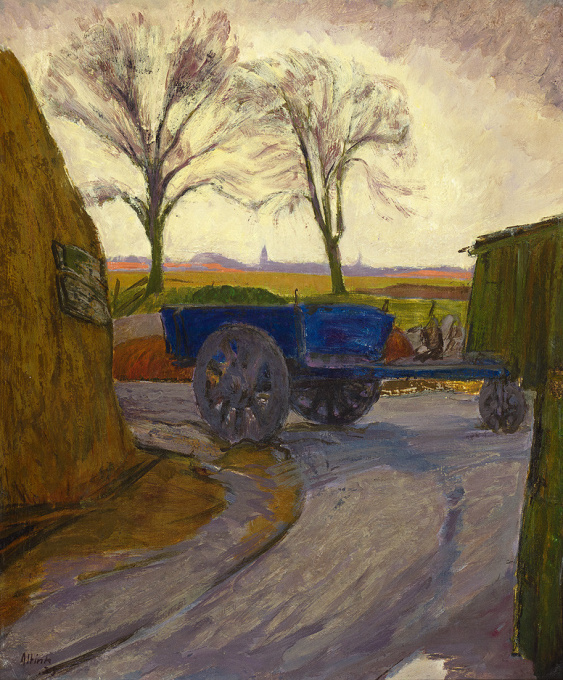 The Blue Cart at Blauwborgje by Jan Altink
