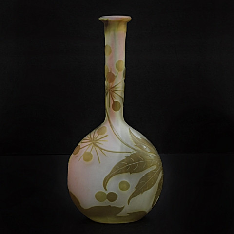 Solifleur vase by Emile Gallé