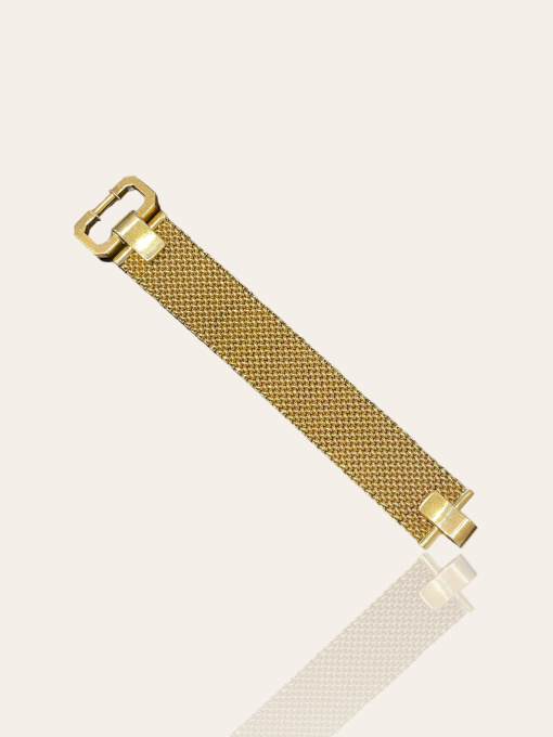 Zware 18 karaat gouden armband by Artiste Inconnu