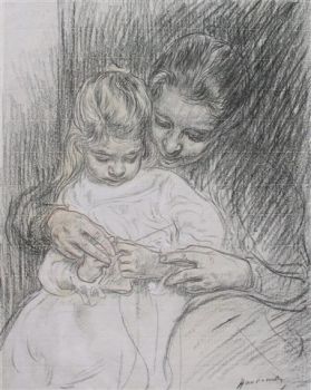Mother and child by Hendrik J. Haverman