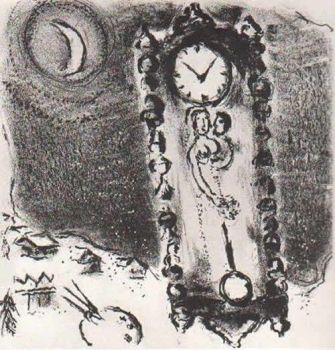 Les Pendules by Marc Chagall