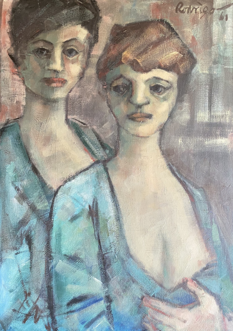 Two women by Jan Rodrigo