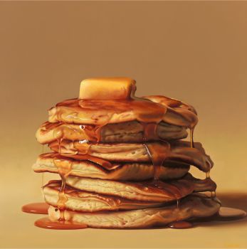 Pancakes met honing en boter by Heidi von Faber