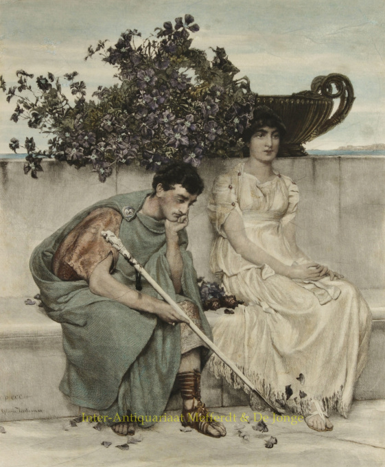Eloquent Silence  by Lawrence Alma-Tadema