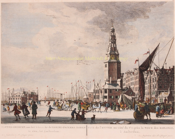 Amsterdam, het Ij by Pierre Fouquet