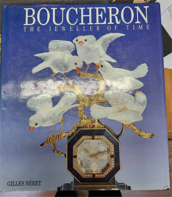 Boucheron Art Deco blue enamel Lady watch, stunning piece by Boucheron