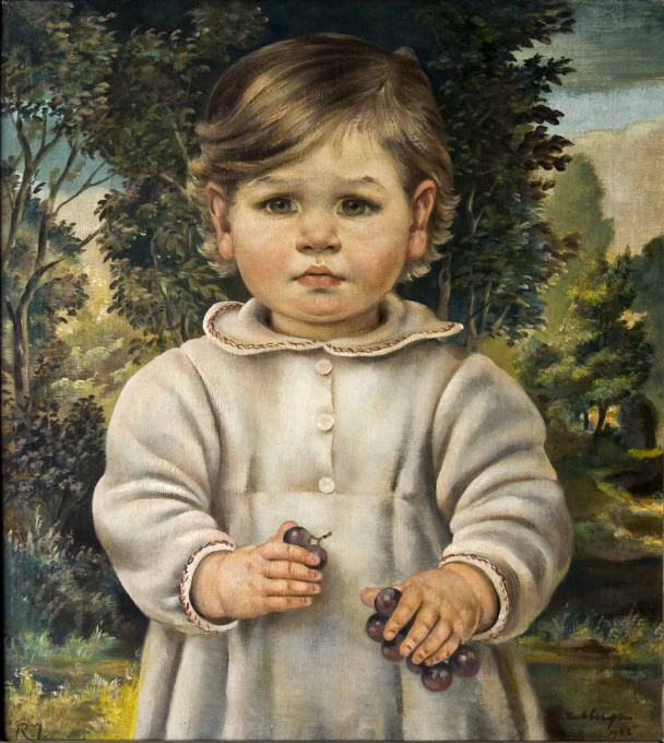 BOY WITH GRAPES by Han Hulsbergen