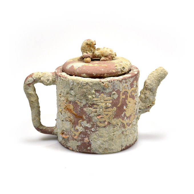 Chinese Yixing cylindrical teapot ca. 1750 by Artiste Inconnu