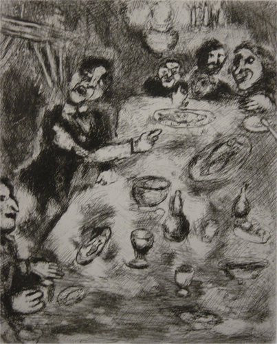 Le Rieur et les Poissons by Marc Chagall