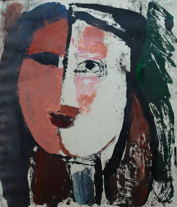 Abstract portret by Gène Eggen