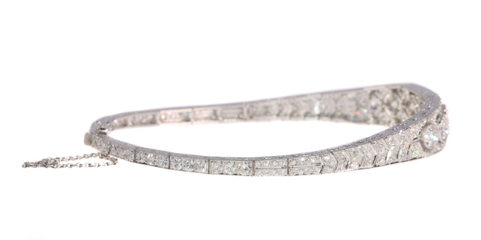 Top quality Vintage Art Deco diamond platinum bracelet by Artista Desconocido
