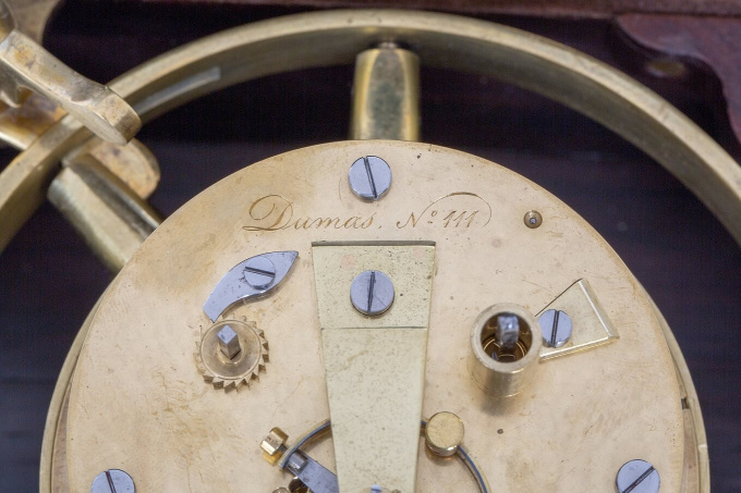 A French rosewood chronometer by Onésime Dumas, circa 1855. by Onésime Dumas