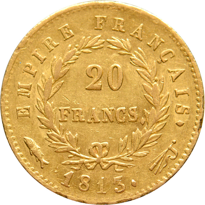 20 francs Napoleon I by Artista Sconosciuto