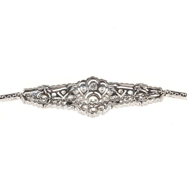 Elegant Edwardian / Belle Epoque bracelet with diamonds by Artista Sconosciuto