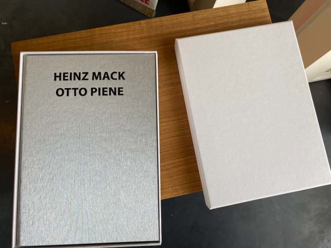 SPECIAL EDITION BOOK, DVD PLUS SMALL ARTWORK BY OTTO PIENE & HEINZ MACK: "FROM ZERO TO ZERO"  by Otto Piene