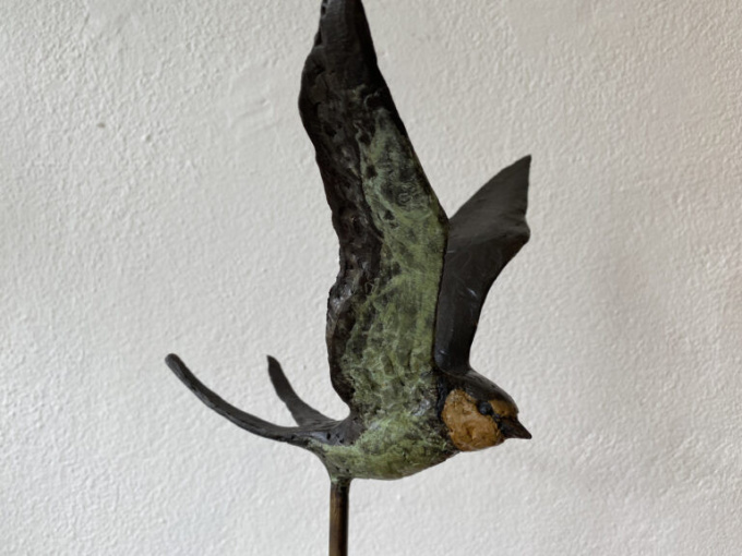Vliegend Zwaluwentrio by Hans Jouta