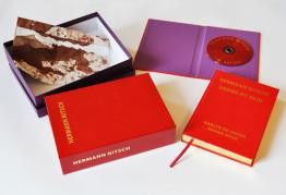 "UNDER MY SKIN" Signed book incl. small artwork and DVD in a matching box by Hermann Nitsch
