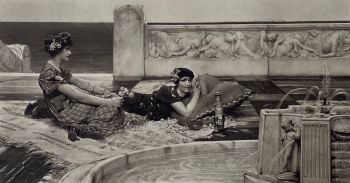 Love in Idleness  by Lawrence Alma-Tadema