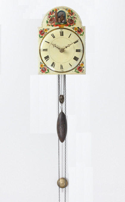 An early German Black Forest Cuckoo wall clock, circa 1830 by Artiste Inconnu