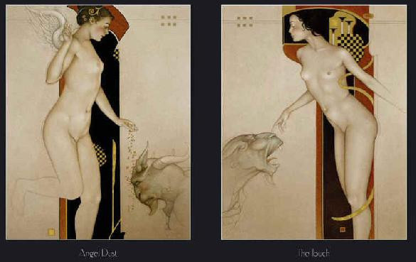 The touch by Michael Parkes