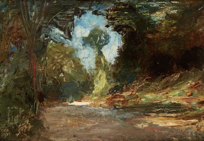 19th century French impressionist painting by Onbekende Kunstenaar
