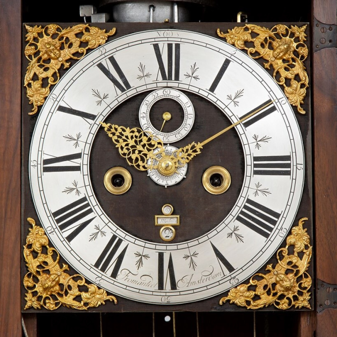 A rare and early Dutch walnut longcase clock by Fromanteel Amsterdam, circa 1690 by Fromanteel Amsterdam