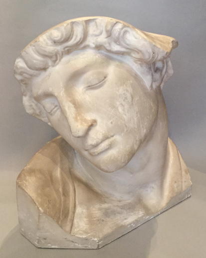 Plaster Bust of Michelangelo's Slave by Artista Sconosciuto