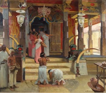‘The Temple of the Sacred Tooth Relic, Sri Lanka’  by Woldemar Friedrich