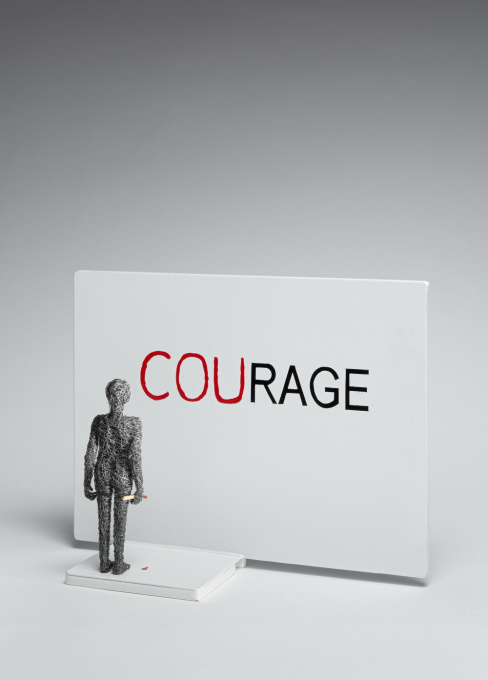 Courage  by Fabrizio Pozzoli