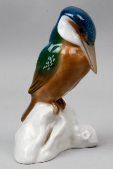 Meissen Kingfisher by Paul Walther