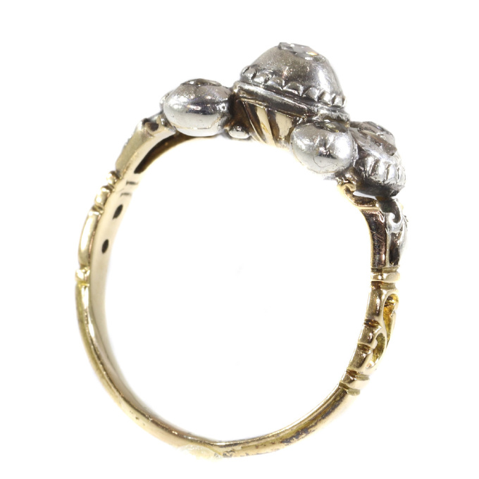 Antique Baroque/Rococo diamond ring by Onbekende Kunstenaar