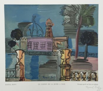  Le Casino de la Jetée a Nice by Raoul Dufy