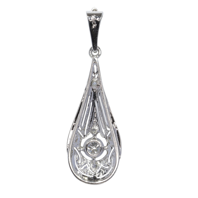 Vintage 1920's Edwardian/Art Deco diamond pendant by Onbekende Kunstenaar
