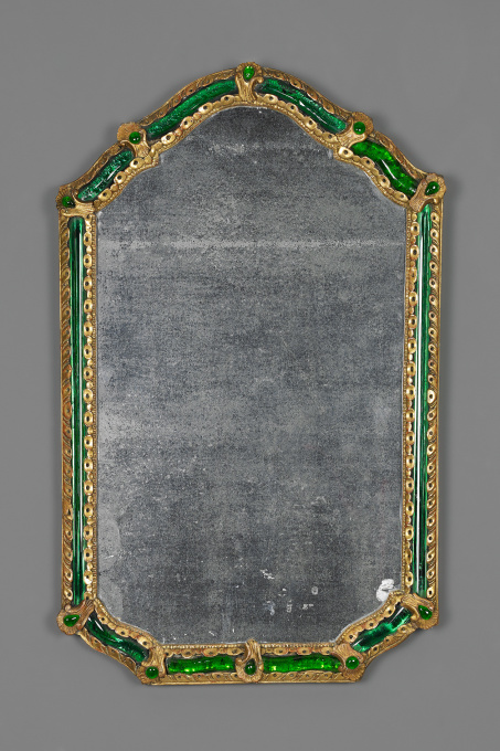 Venetian Louis XV Mirror by Artista Sconosciuto
