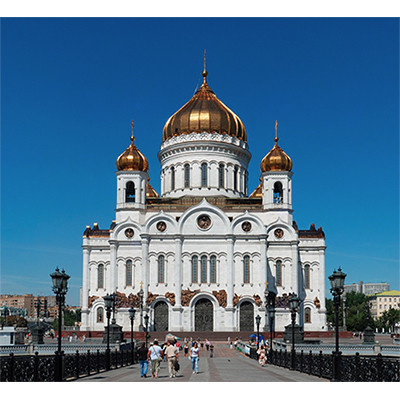 1838. Russia. Nicolas I (1825-1855). Foundation of the Church of Christ the Savior, Moscow by Peter Savich Utkin