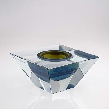 Cut crystal Art-Object, Model 3101 - Nuutajärvi-Notsjö, Finland ca 1990 by Oiva Toikka