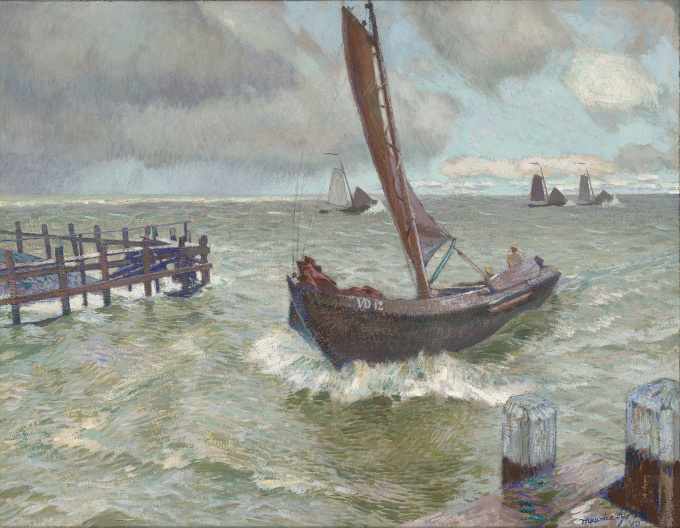 De Havengeul van Volendam by Maurice Sys