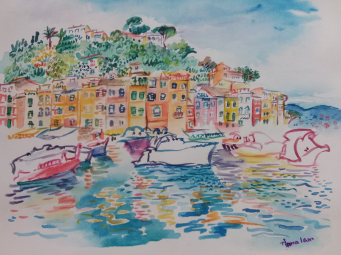           Portofino - Port City in Liguria  by Iam Anna