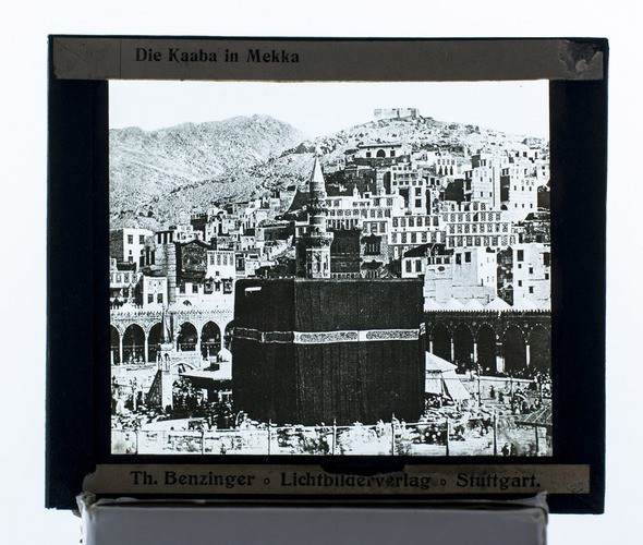 5 original glass lantern slides with the earliest photographs of Mecca and Medina by Muhammad Sadiq Bey, Christiaan Snouck Hurgronje, & Al-Sayyid 'Abd al-Ghaffâr, by 